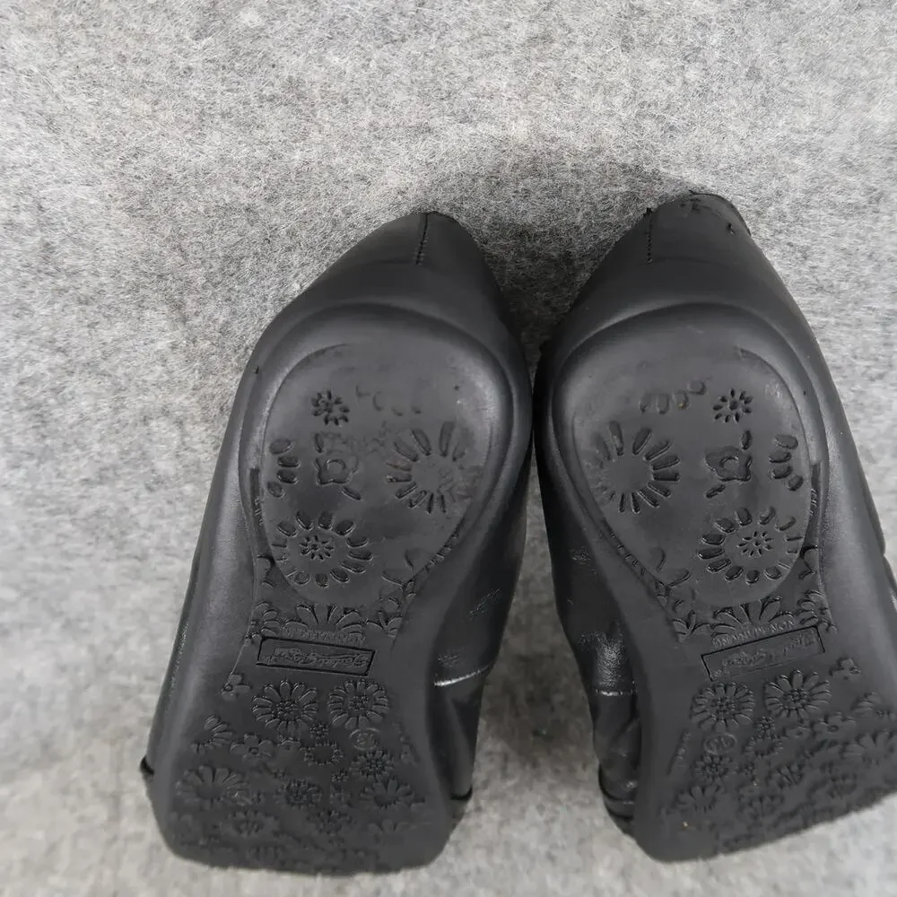 Faded Glory Shoes Kid 13 Ballet Flat Slip On Round Toe Girl Stretch Casual Black